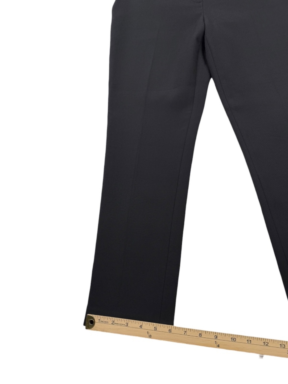 Theory Treeca 2 Pioneer Black Cropped Stretch Ankle Pants Women's 6 - Picture 10 of 12